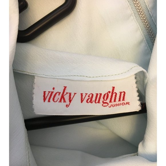 Vintage 50s Skirt Set Cropped Top Pastel Twee School Soft Girl Anime Kawaii (BT) - Picture 13 of 13